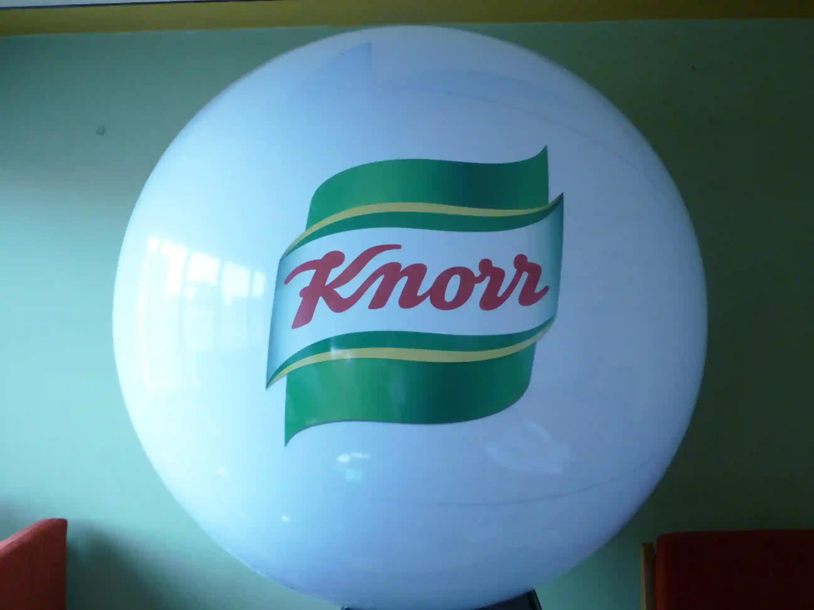 Balón de concierto publicitario para la empresa Knorr